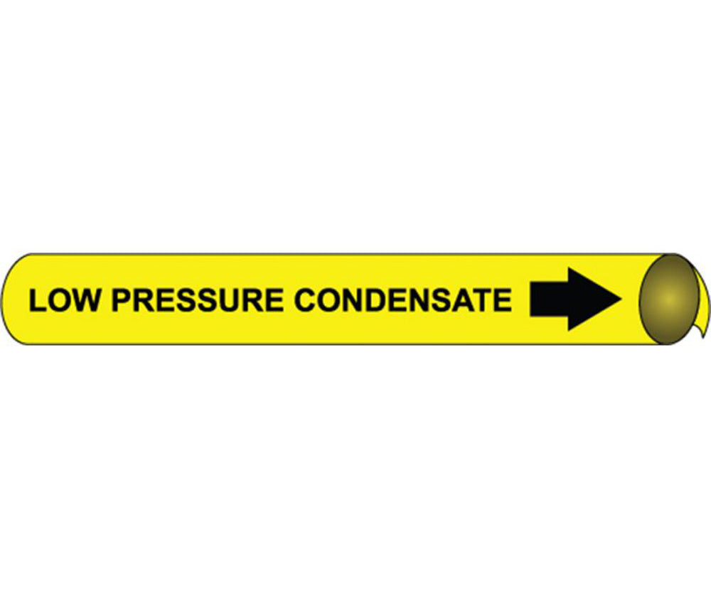 Low Pressure Condensate Precoiled/Strap-On Pipe Marker-eSafety Supplies, Inc