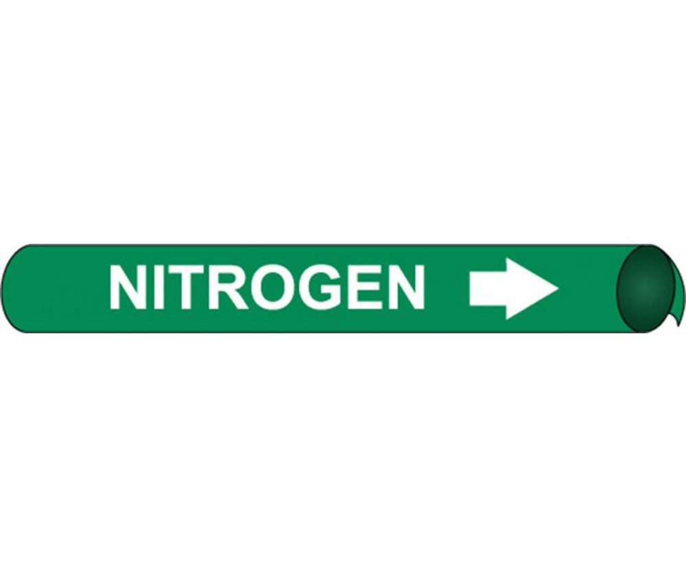 Nitrogen Precoiled/Strap-On Pipe Marker-eSafety Supplies, Inc