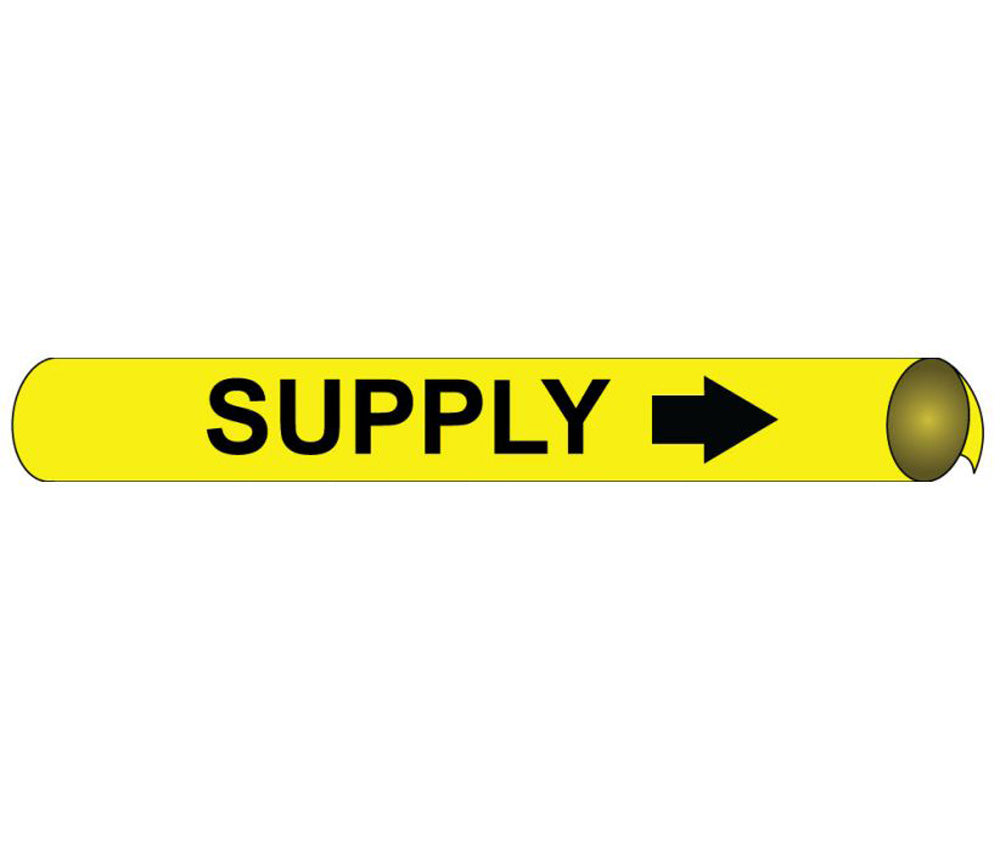 Supply Precoiled/Strap-On Pipe Marker-eSafety Supplies, Inc
