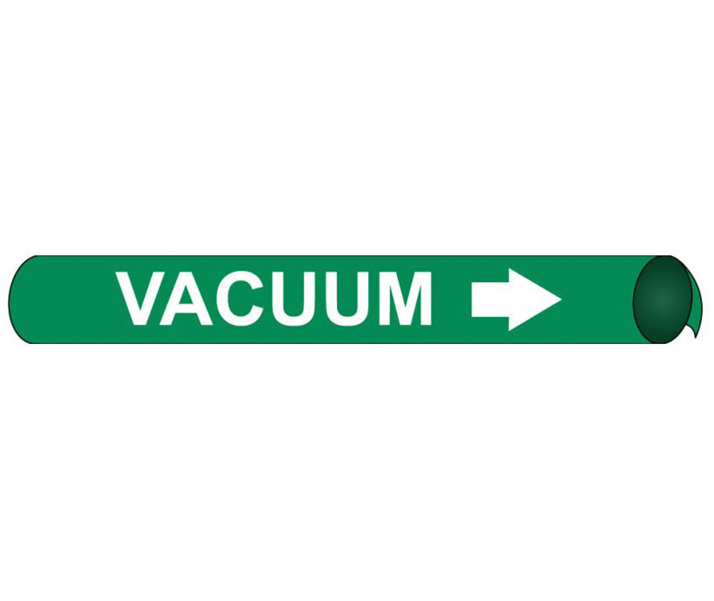 Vacuum Precoiled/Strap-On Pipe Marker-eSafety Supplies, Inc