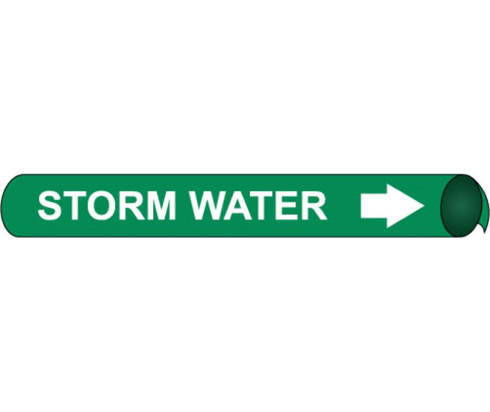 Storm Water Precoiled/Strap-On Pipe Marker