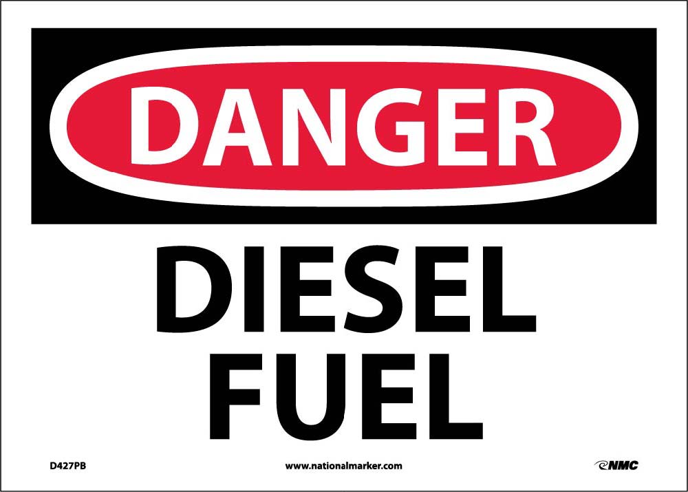 Danger Diesel Fuel Sign-eSafety Supplies, Inc