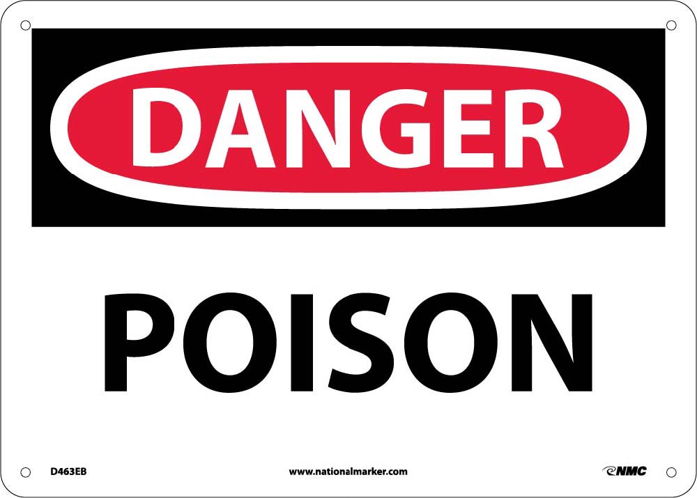 Danger Poison Sign-eSafety Supplies, Inc
