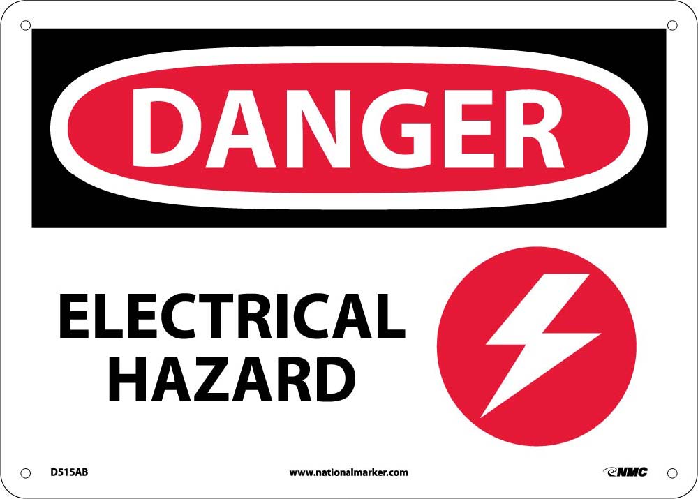 Danger Electrical Hazard Sign-eSafety Supplies, Inc