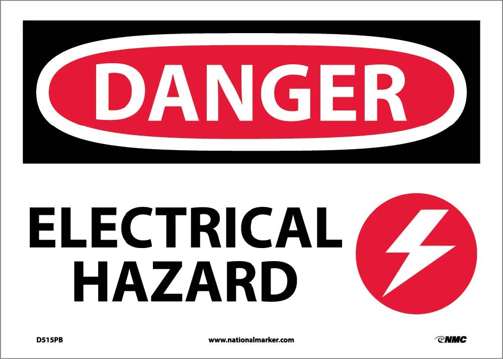 Danger Electrical Hazard Sign-eSafety Supplies, Inc