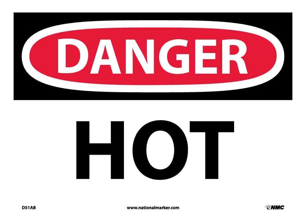 Danger Hot Sign