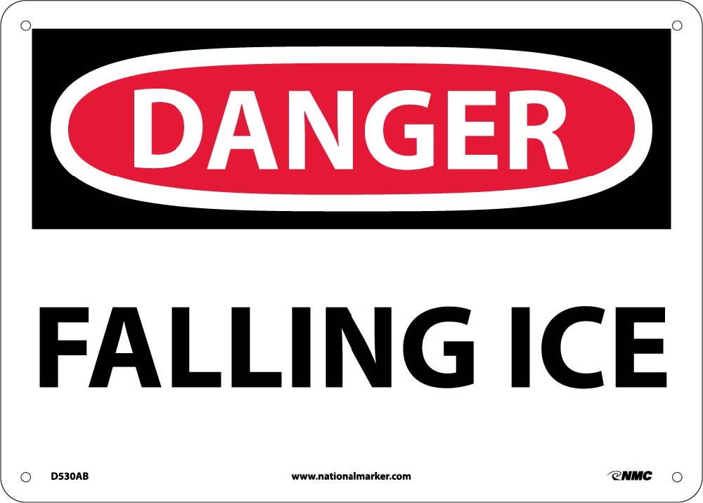 Danger Falling Ice Sign-eSafety Supplies, Inc