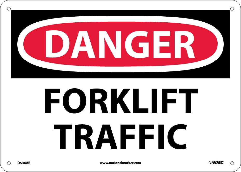 Danger Forklift Traffic Sign-eSafety Supplies, Inc