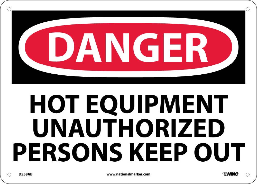 Danger Hot Surface Sign-eSafety Supplies, Inc
