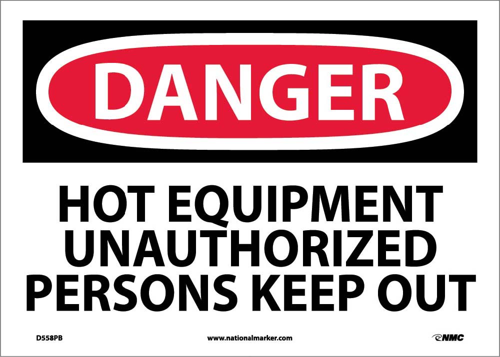 Danger Hot Surface Sign-eSafety Supplies, Inc