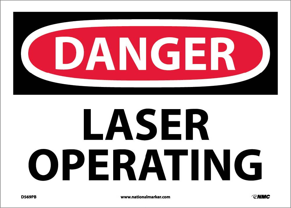 Danger Laser Operating Sign-eSafety Supplies, Inc