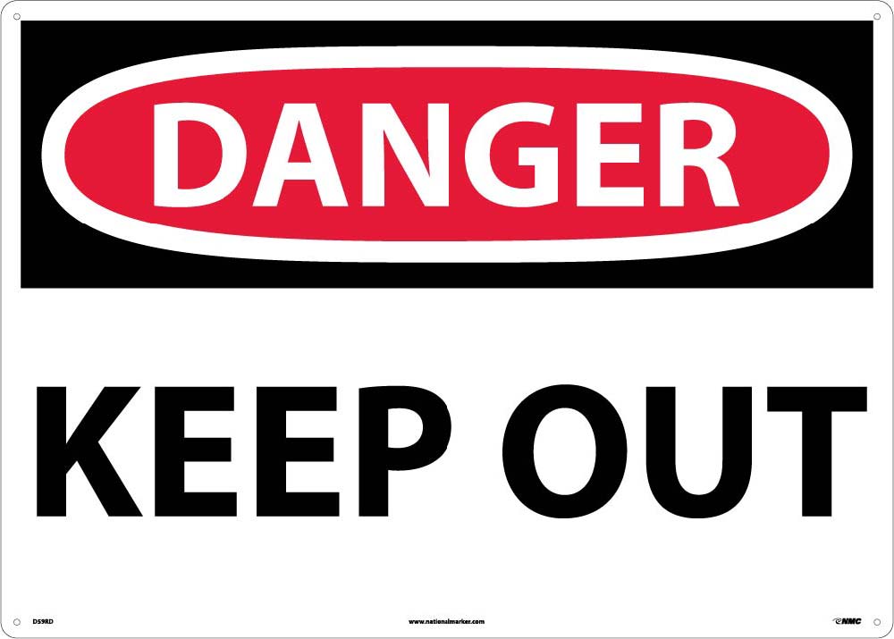 Large Format Danger Keep Out Sign-eSafety Supplies, Inc