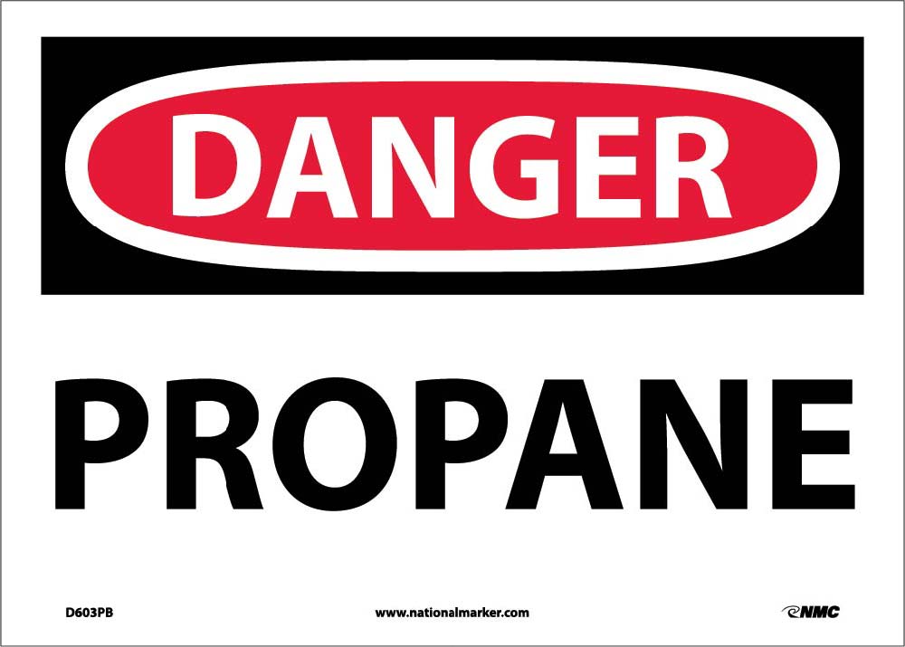 Danger Propane Sign-eSafety Supplies, Inc