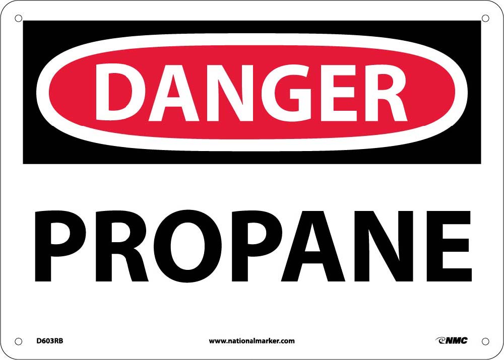 Danger Propane Sign-eSafety Supplies, Inc