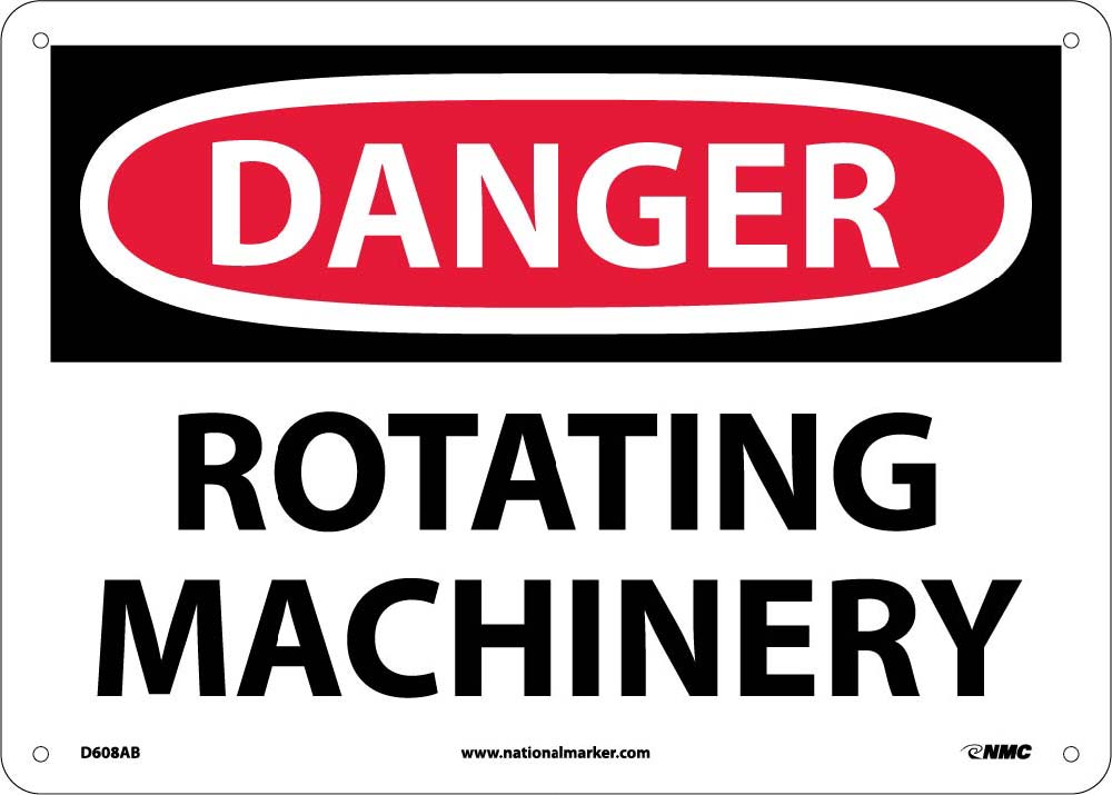 Danger Rotating Machinery Sign-eSafety Supplies, Inc