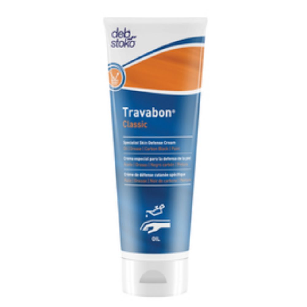 Deb 100 ml Tube Gray Travabon Classic Scented Skin Care Cream Pre-Work Cream-eSafety Supplies, Inc