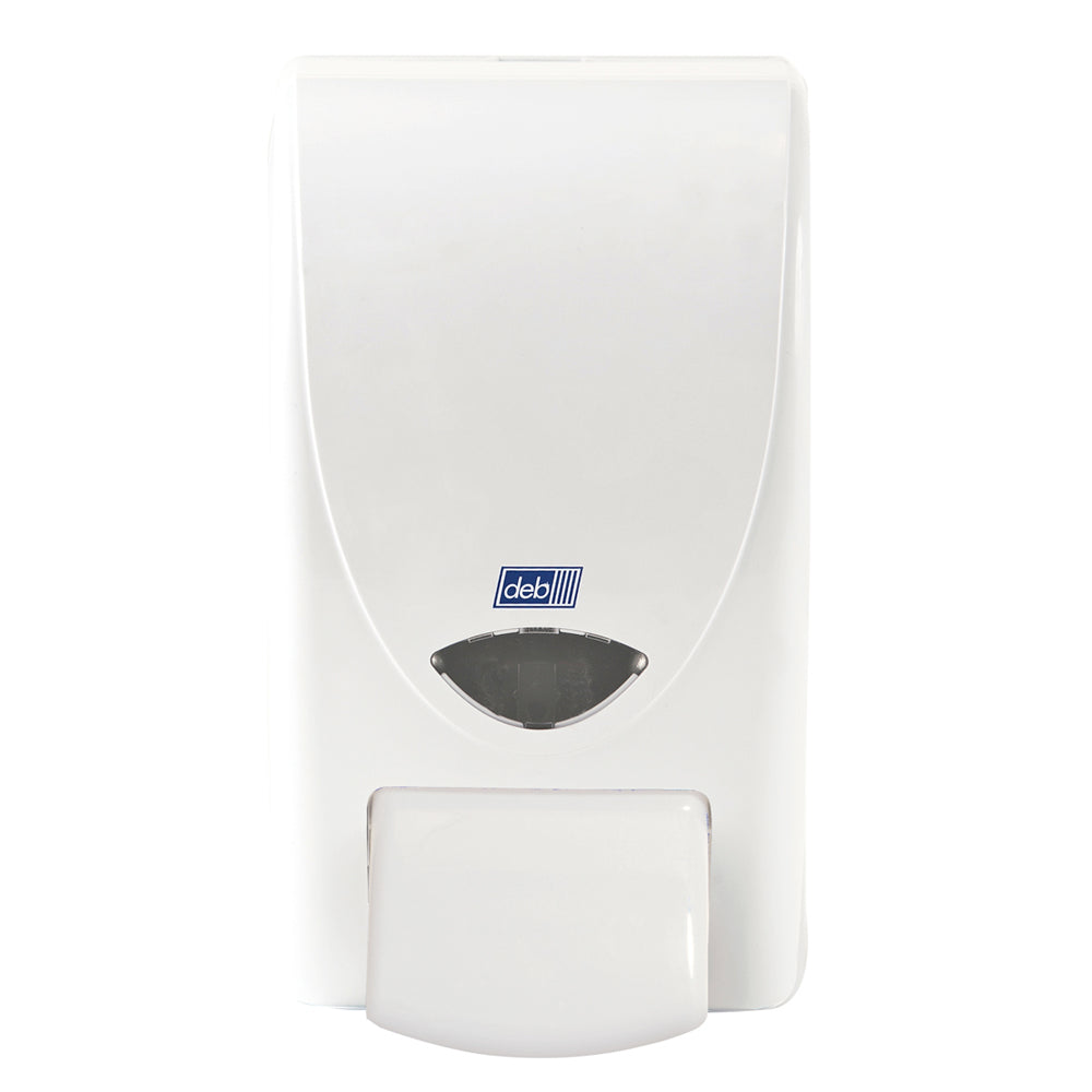 Deb 2 Liter White Proline Curve 2000 Foam Dispenser (8 Dispensers - Pack)-eSafety Supplies, Inc