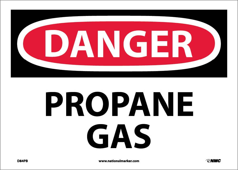 Danger Propane Gas Sign-eSafety Supplies, Inc