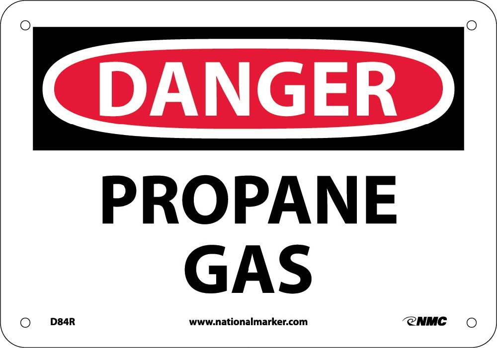 Danger Propane Gas Sign-eSafety Supplies, Inc