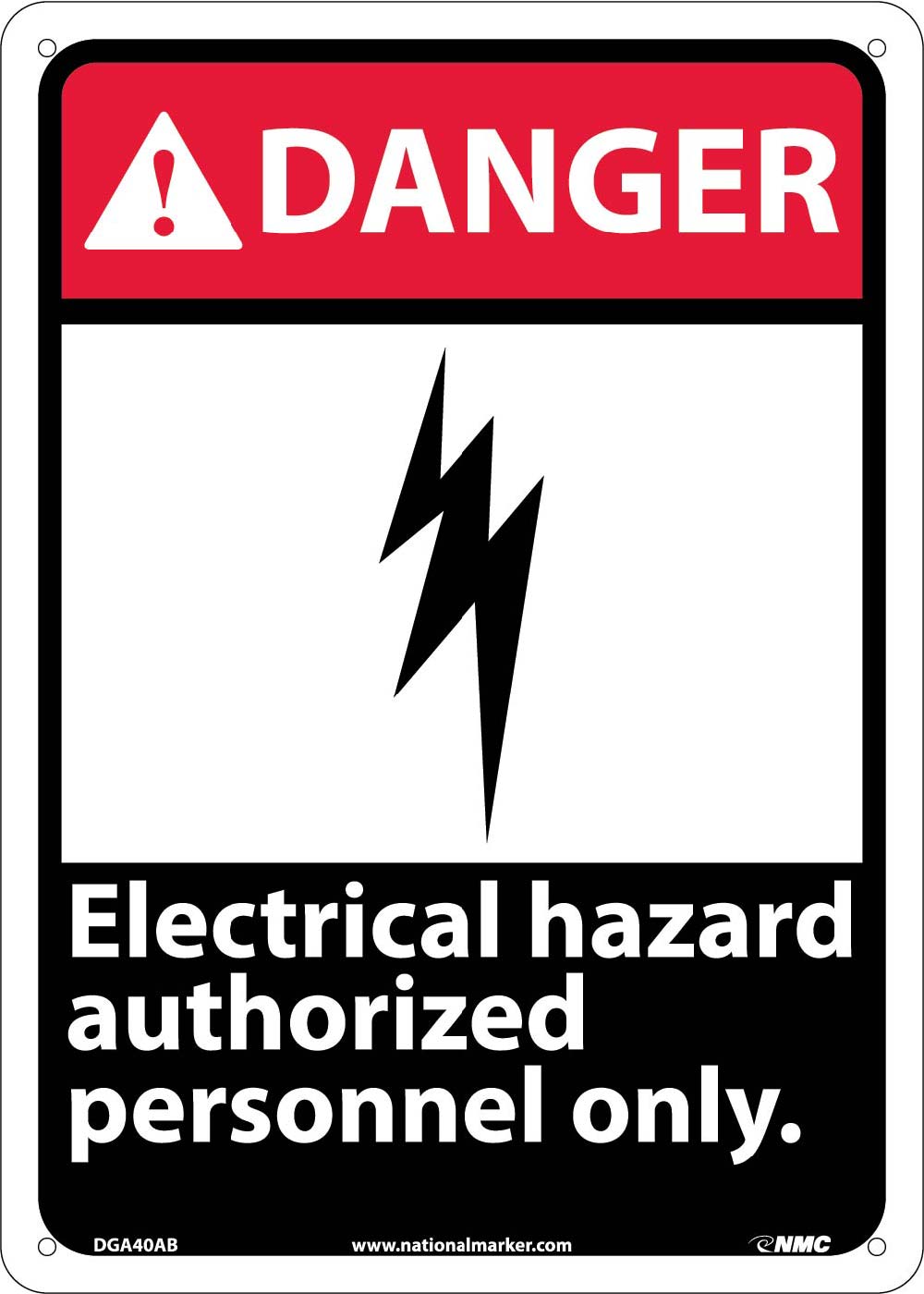 Danger Electrical Hazard Sign-eSafety Supplies, Inc