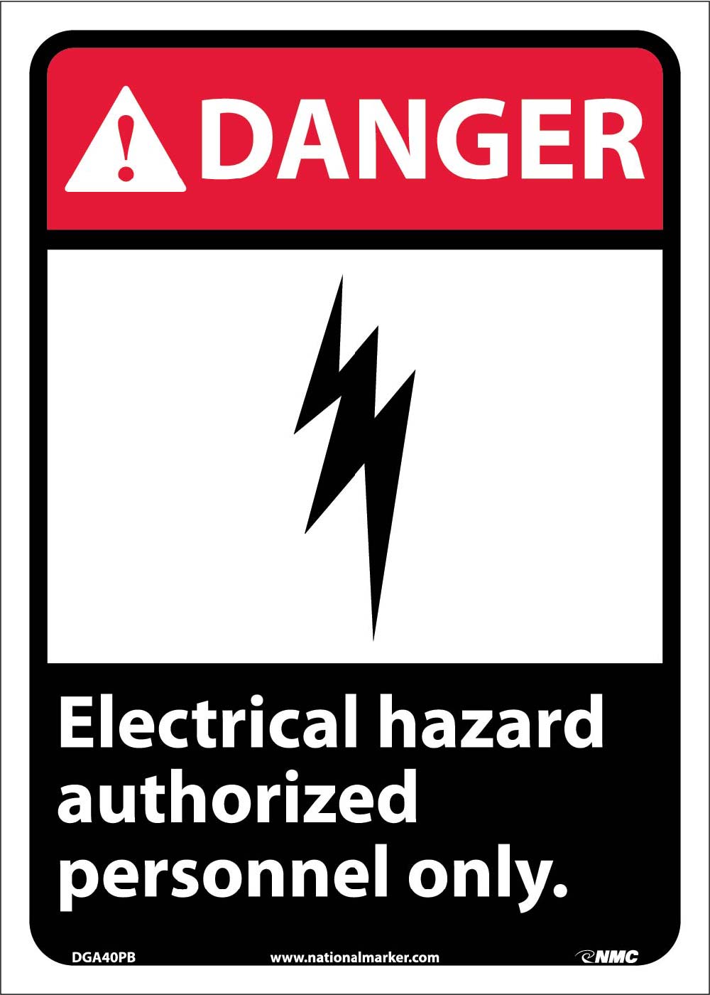 Danger Electrical Hazard Sign-eSafety Supplies, Inc