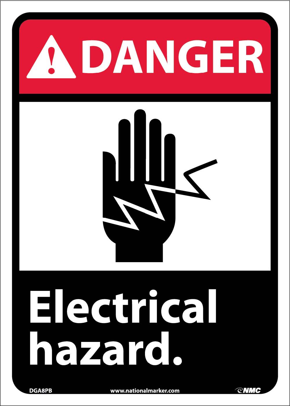 Danger Electrical Hazard Sign-eSafety Supplies, Inc