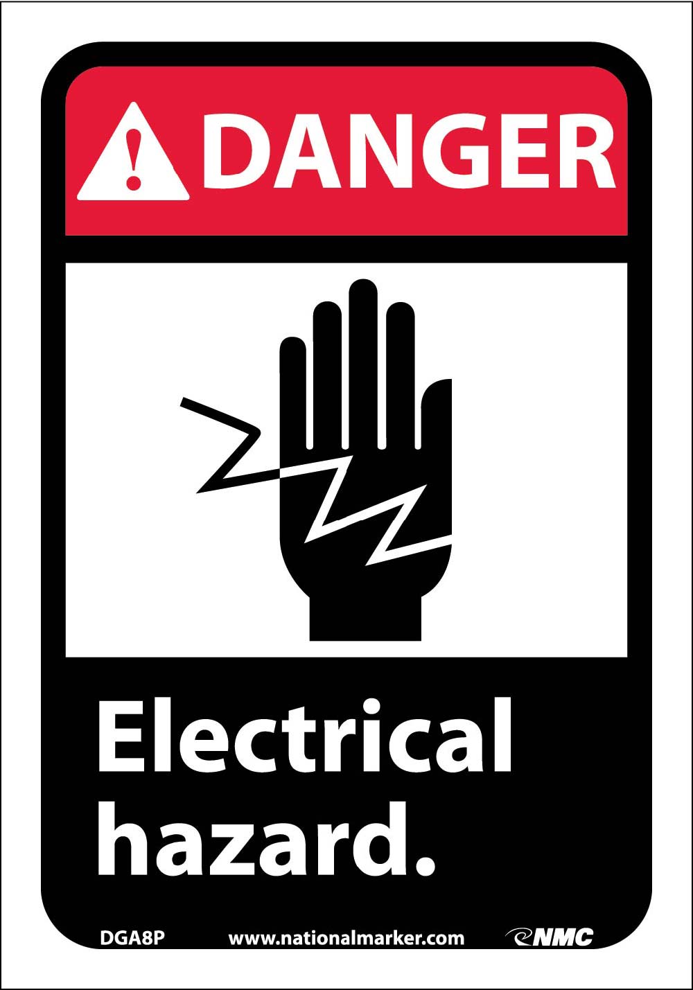 Danger Electrical Hazard Sign-eSafety Supplies, Inc