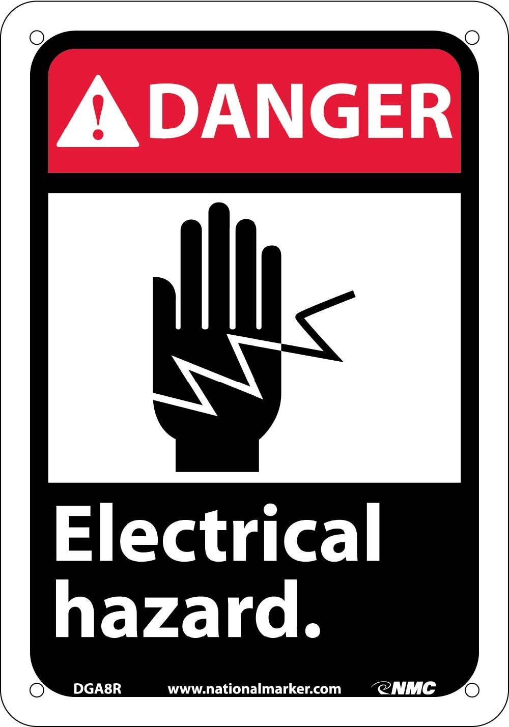 Danger Electrical Hazard Sign-eSafety Supplies, Inc