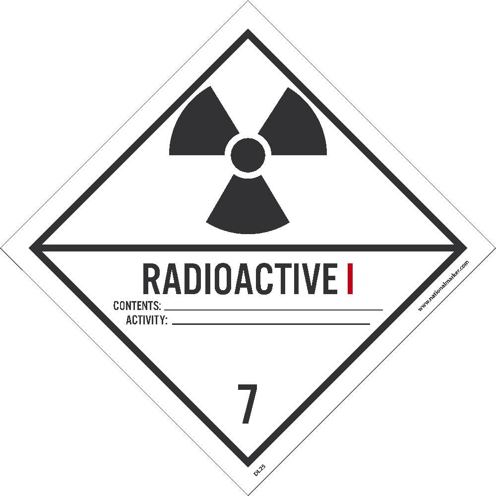 Radioactive I Label - Roll-eSafety Supplies, Inc