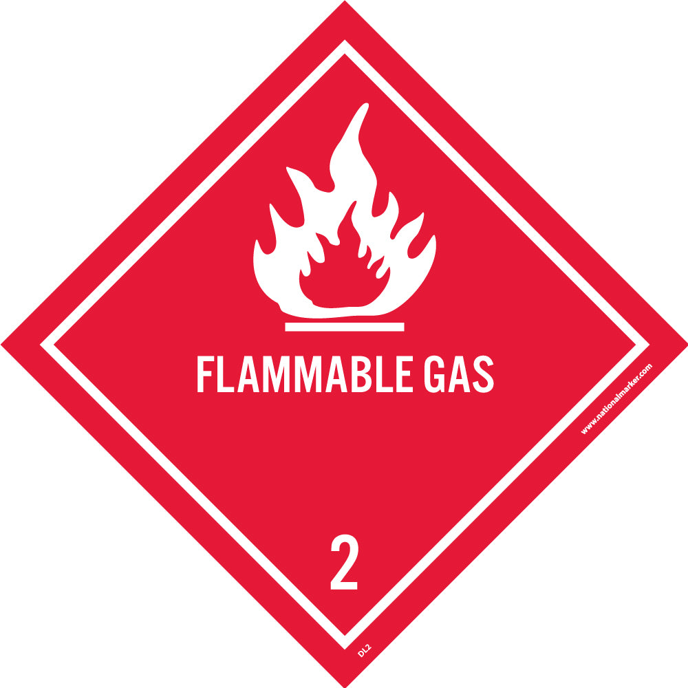 Blank Flammable Dot Label - Roll-eSafety Supplies, Inc