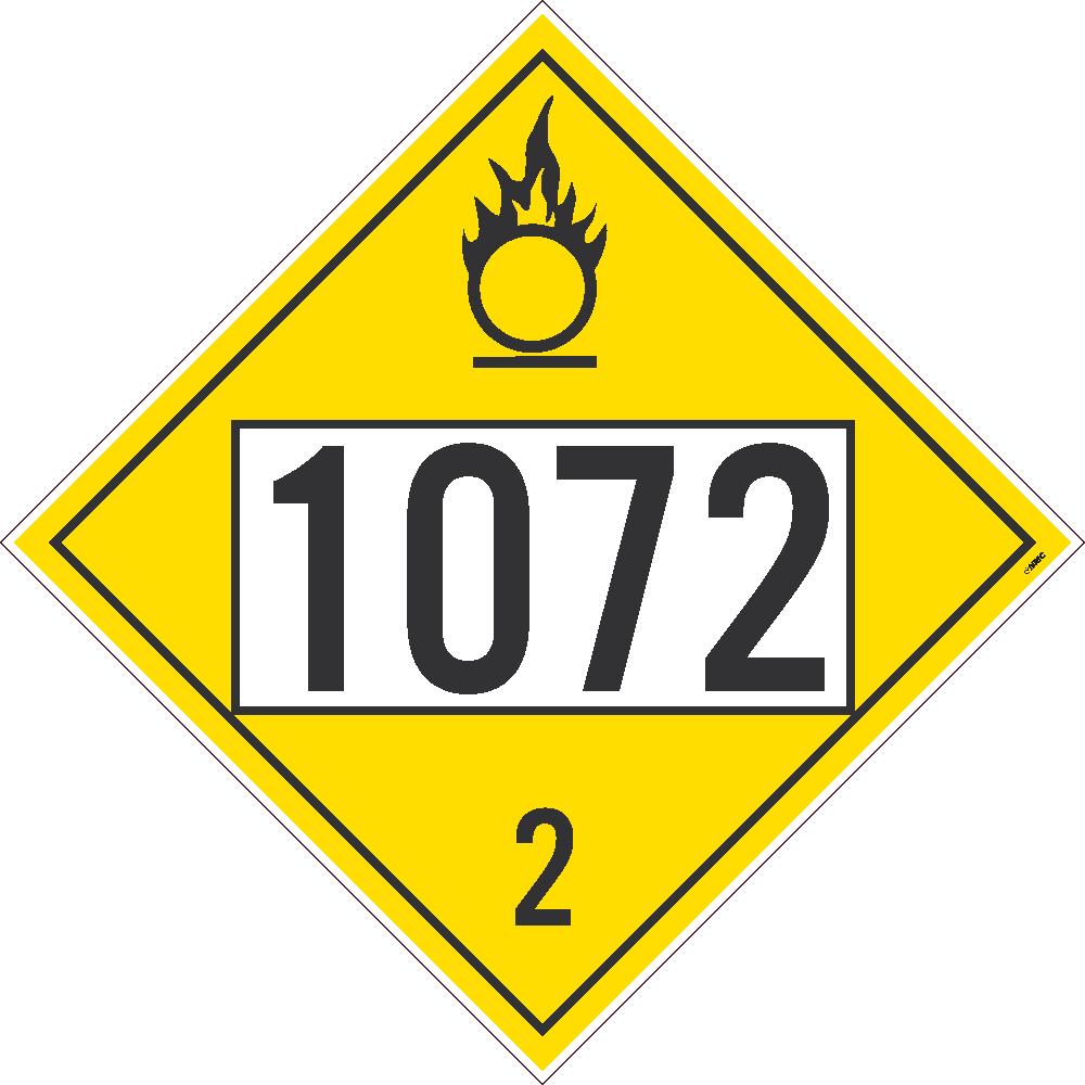 1072 2 Dot Placard Sign-eSafety Supplies, Inc