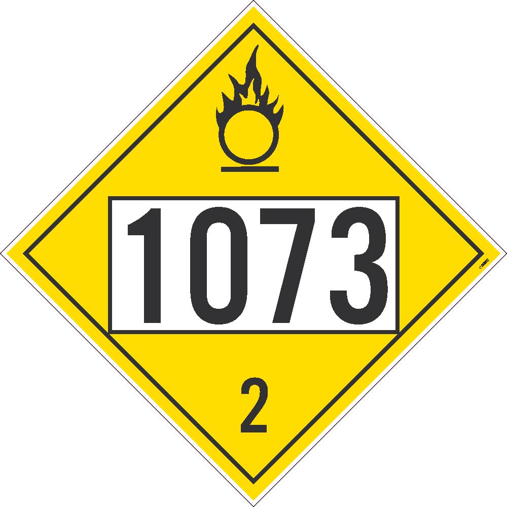 1073 3 Dot Placard Sign-eSafety Supplies, Inc