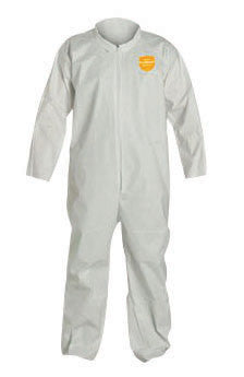 DuPont 2X White Safespec 2.0 10 mil ProShield NexGen Disposable Coveralls With Front Zipper Closure, Laydown Collar, Open Wrists, Open Ankles And Set Sleeves-eSafety Supplies, Inc