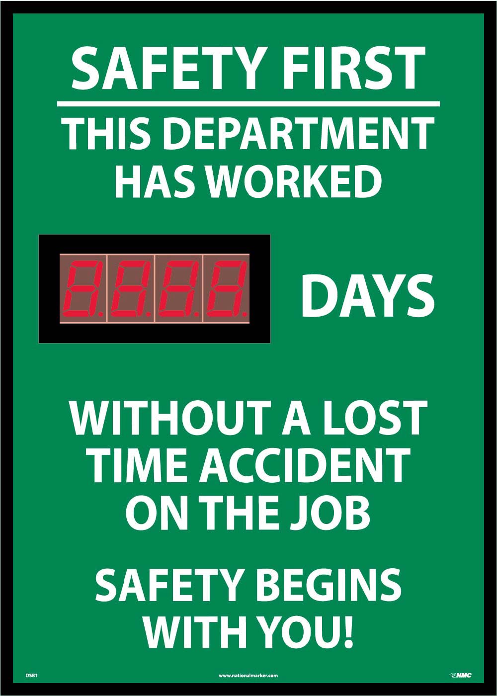 Safety First This Department Has Worked Digital Scoreboard-eSafety Supplies, Inc