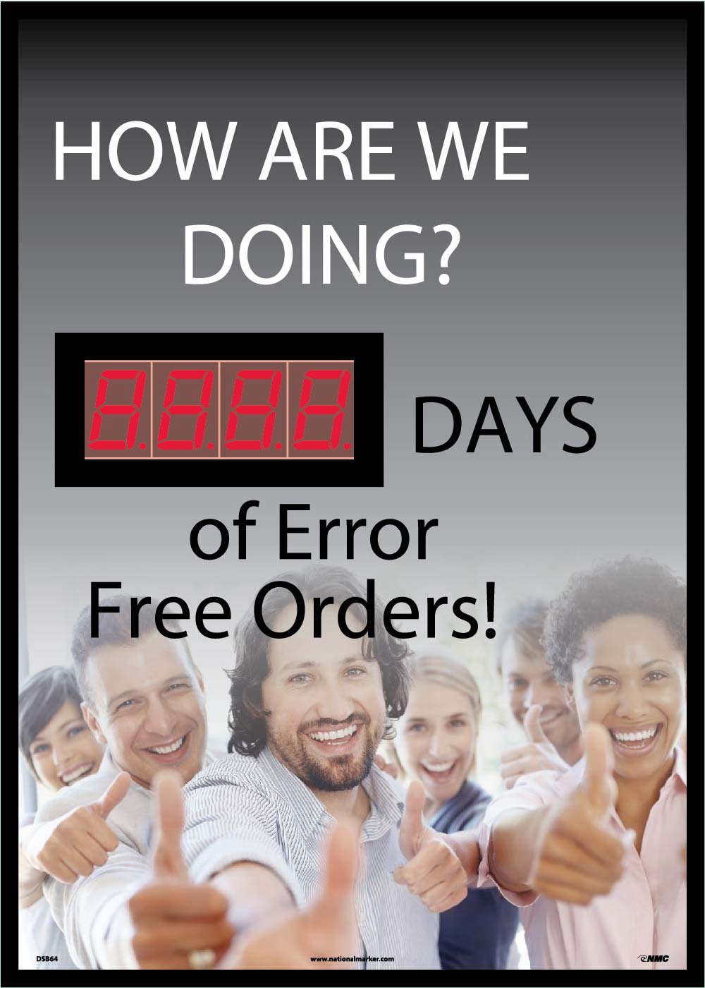How Are We Doing Days Of Error Free Orders Scoreboard-eSafety Supplies, Inc