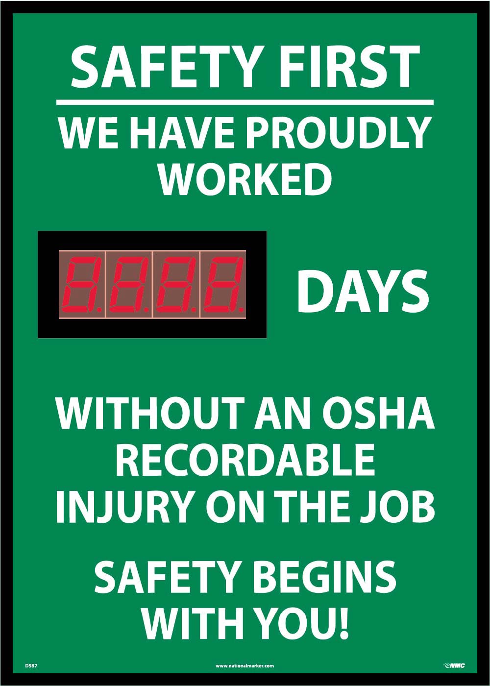 Safety First We Have Proudly Worked Digital Scoreboard-eSafety Supplies, Inc