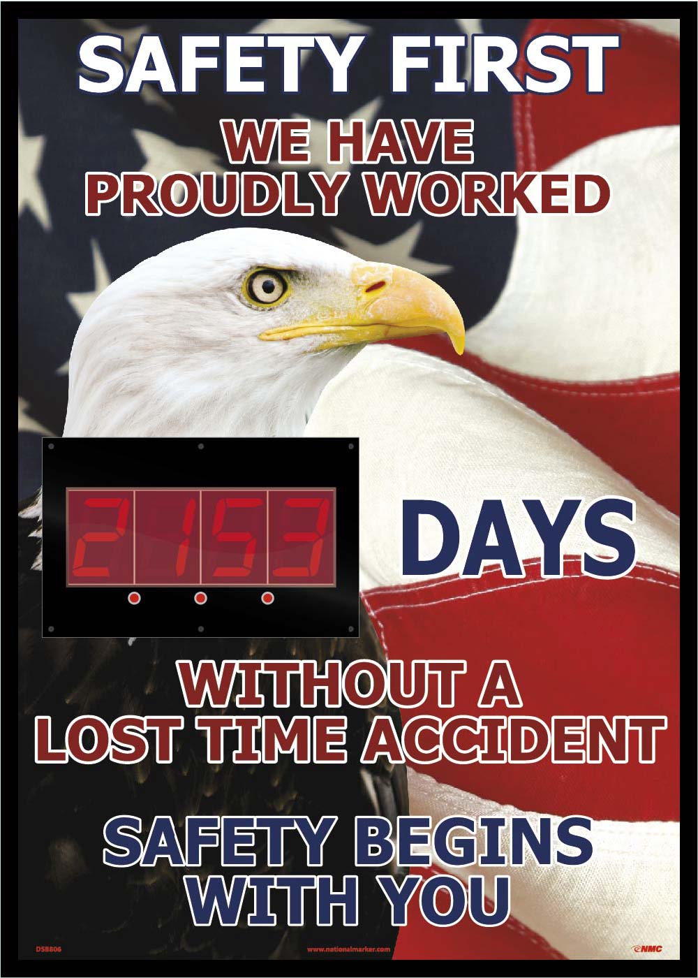 Safety First America Themed Insight Digital Scoreboard-eSafety Supplies, Inc