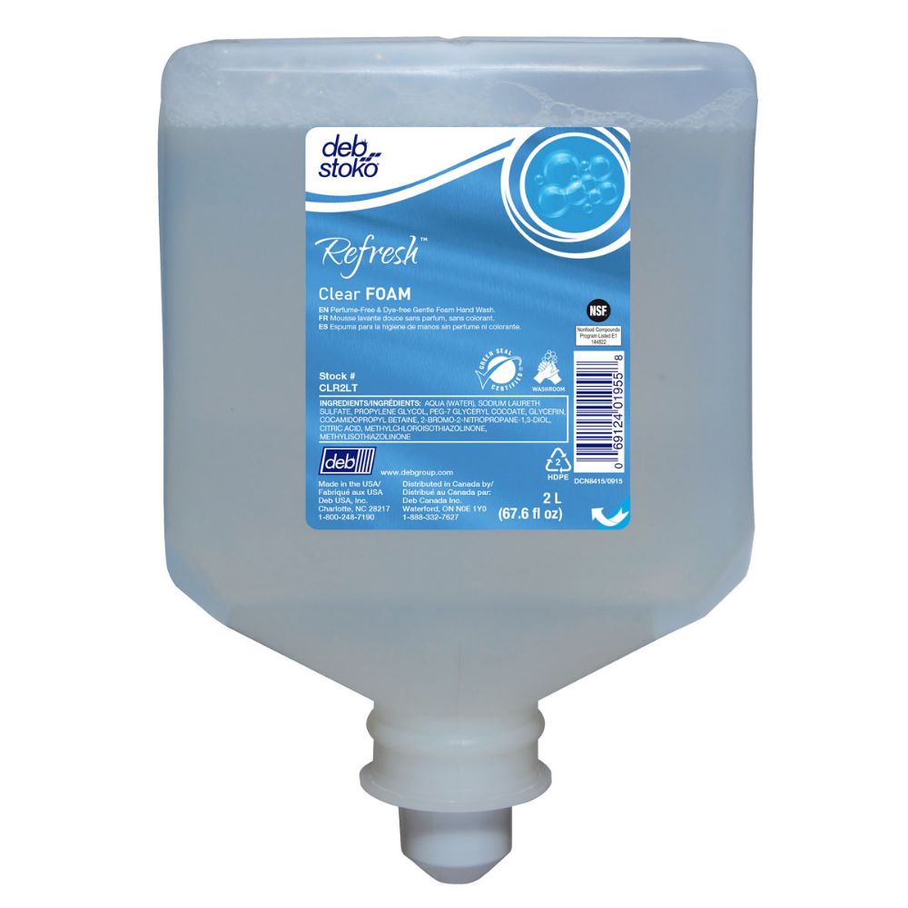 Deb 2 Liter Refill Clear Refresh Scented Hand Cleaner (4 Hand Cleaners - Pack)-eSafety Supplies, Inc
