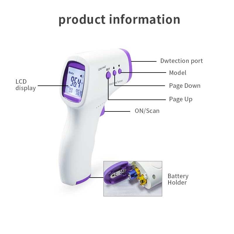 Dikang Infrared Forehead Thermometer-eSafety Supplies, Inc