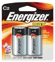 Energizer Eveready MAX 1.5 Volt C Alkaline Battery With Flat Contact Terminal-eSafety Supplies, Inc