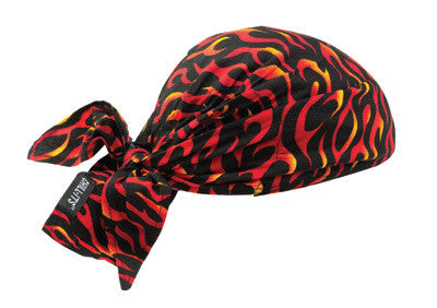 Ergodyne Flames Chill-Its 6710CT PVA Evaporative Cooling Hat With Tie Closure-eSafety Supplies, Inc