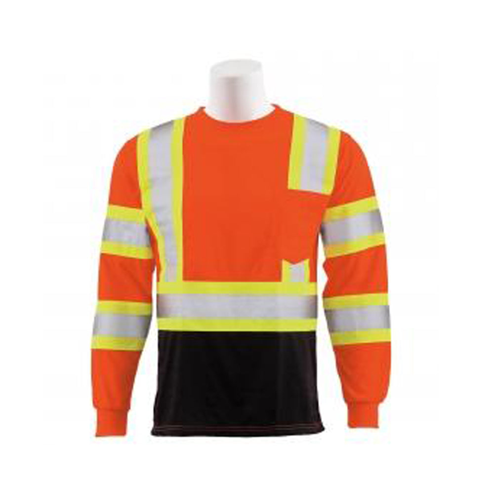 ERB- Class 3 Long Sleeve T-shirt with contrasting tape-eSafety Supplies, Inc