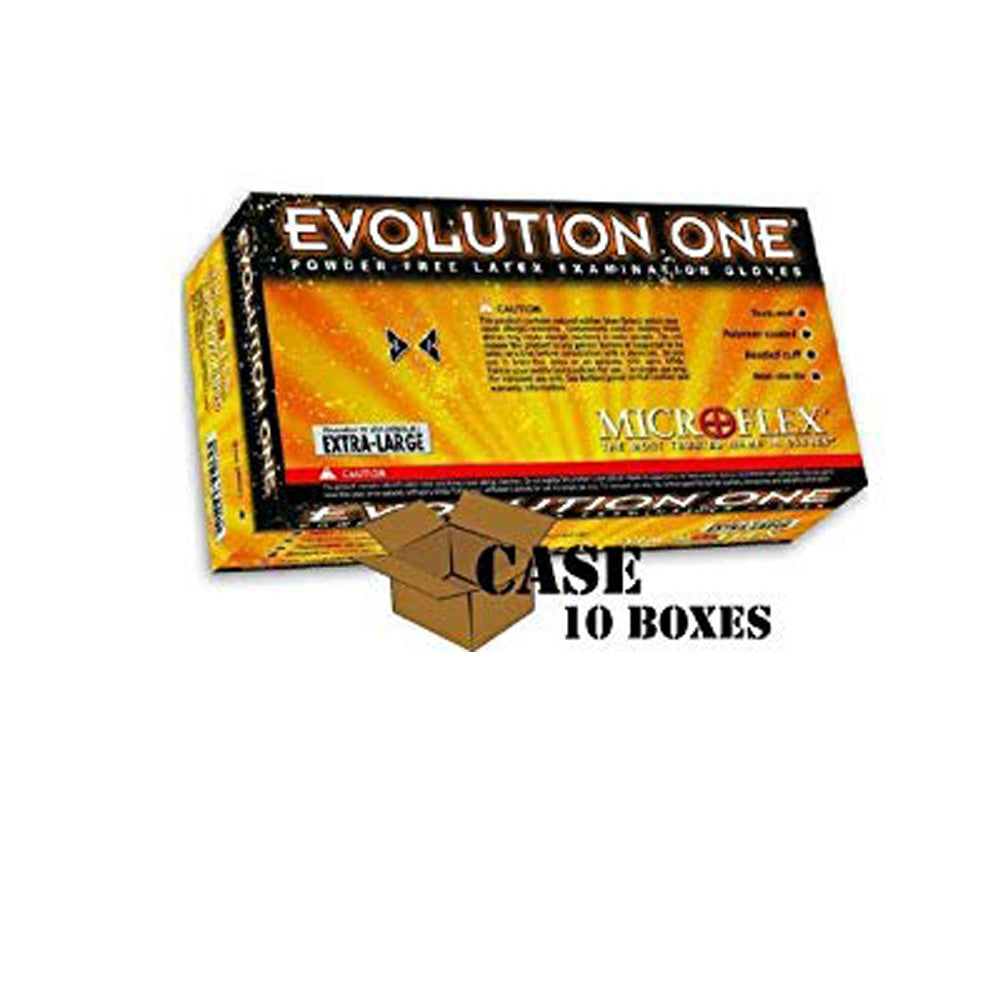 Microflex - Evolution One Powder-free Latex Examination Gloves - Case-eSafety Supplies, Inc