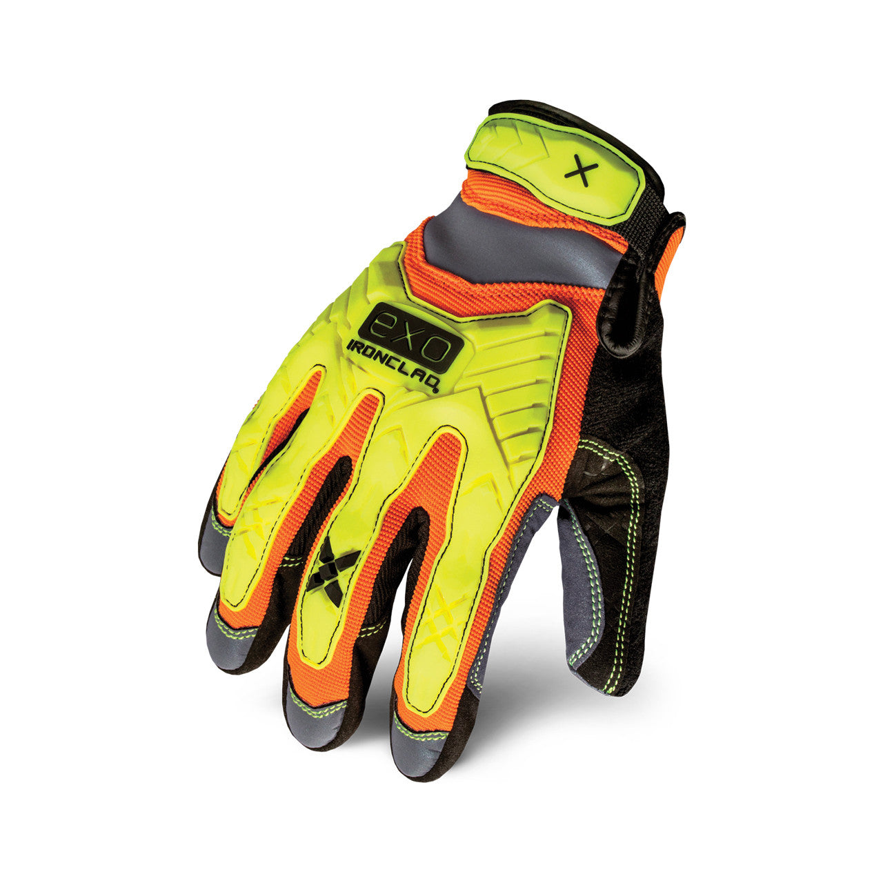 Ironclad EXO™ Hi-Viz Impact Glove/Yellow/Orange-eSafety Supplies, Inc