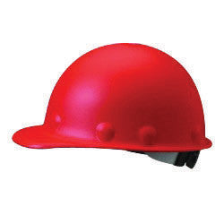 Fiber-Metal By Honeywell Red Class C or G Type I Roughneck Fiberglass Hard Hat With 8-Point Ratchet Suspension-eSafety Supplies, Inc