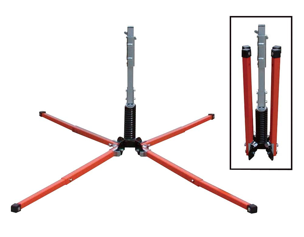 Single Spring Traffic Sign Stand For Rigid And Roll Up Signs, For 30 - 48 In. Roll Up Signs - FLEXSTAND-eSafety Supplies, Inc