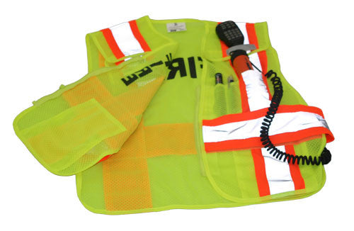 3A Safety - FIRE Print 5-Point Breakaway Mesh Safety Vest - Fire Rated-eSafety Supplies, Inc