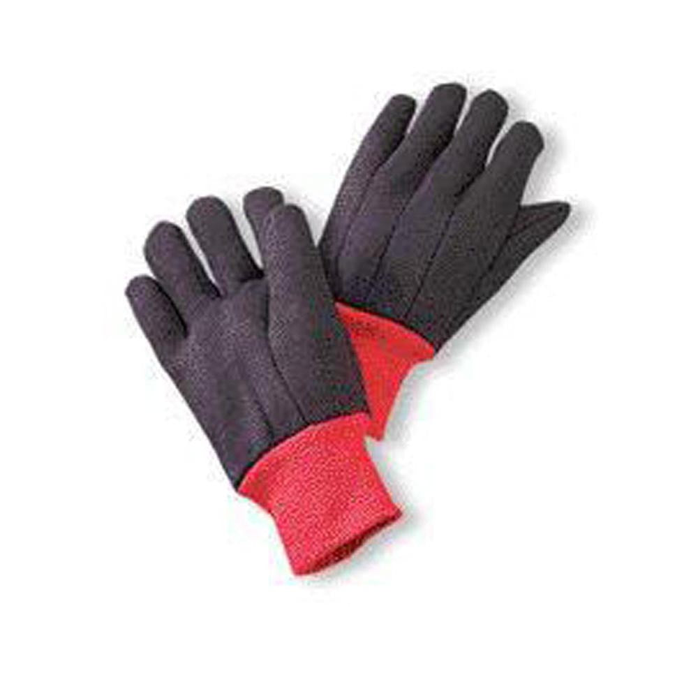 Fleece Lined Brown Jersey Work Gloves-eSafety Supplies, Inc