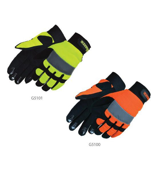 3A Safety Warrior Hi-Viz Mechanic Glove, All-Purpose-eSafety Supplies, Inc