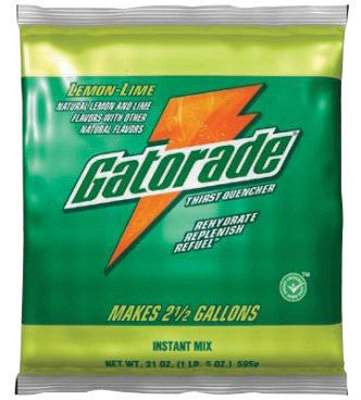 Gatorade 2.12 Ounce Instant Powder Concentrate Packet Lemon Lime Electrolyte Drink - Yields 1 Quart-eSafety Supplies, Inc